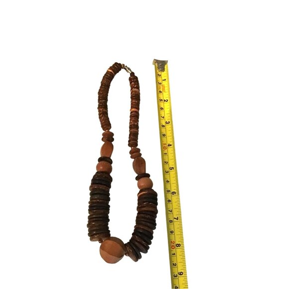 BEAUTIFUL WOMENS BROWN NECKLACE - Picture 3 of 3